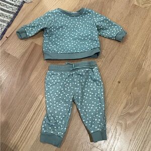 Posh Peanut Sage Green Baby Outfit